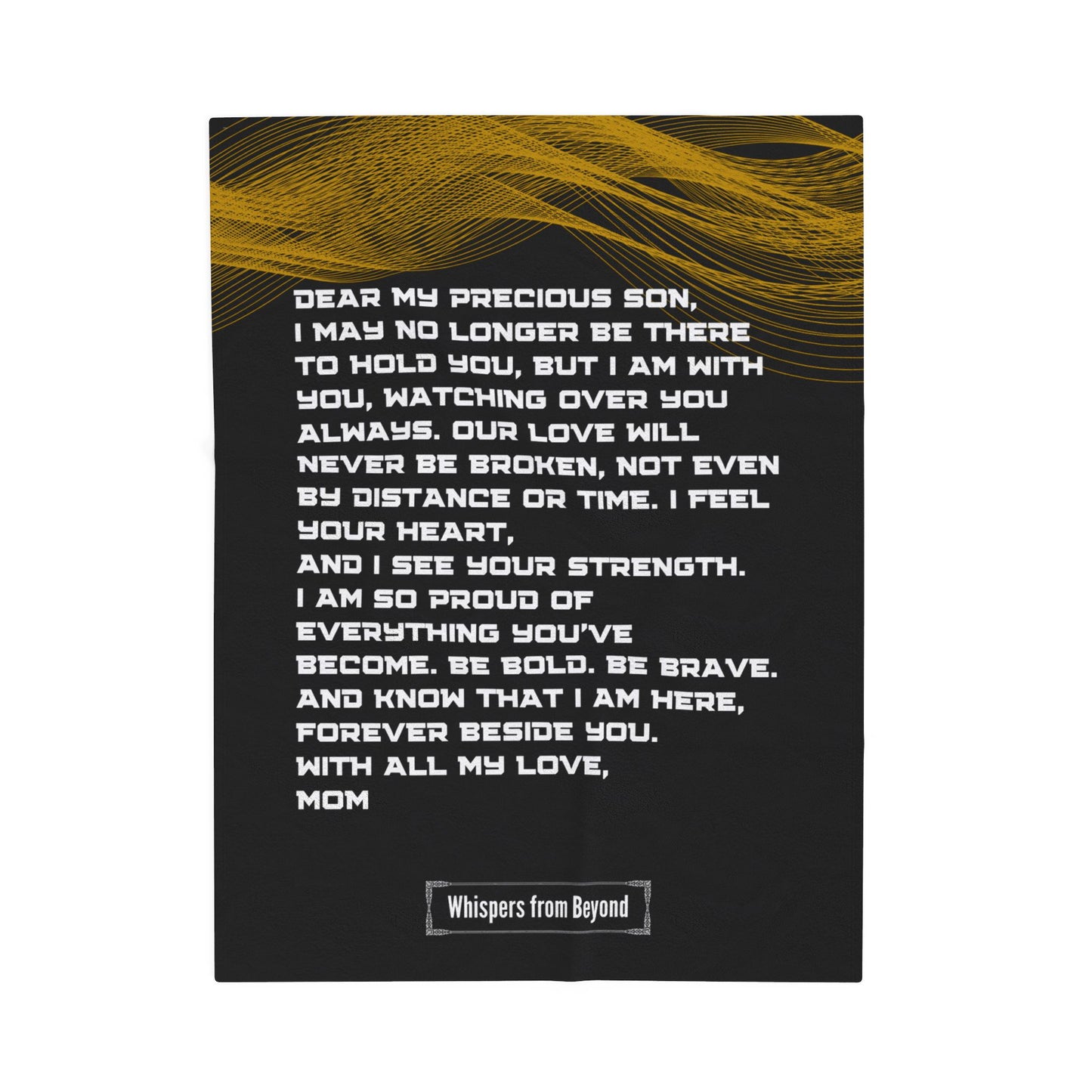 Son Blanket- With Love, Your Mom