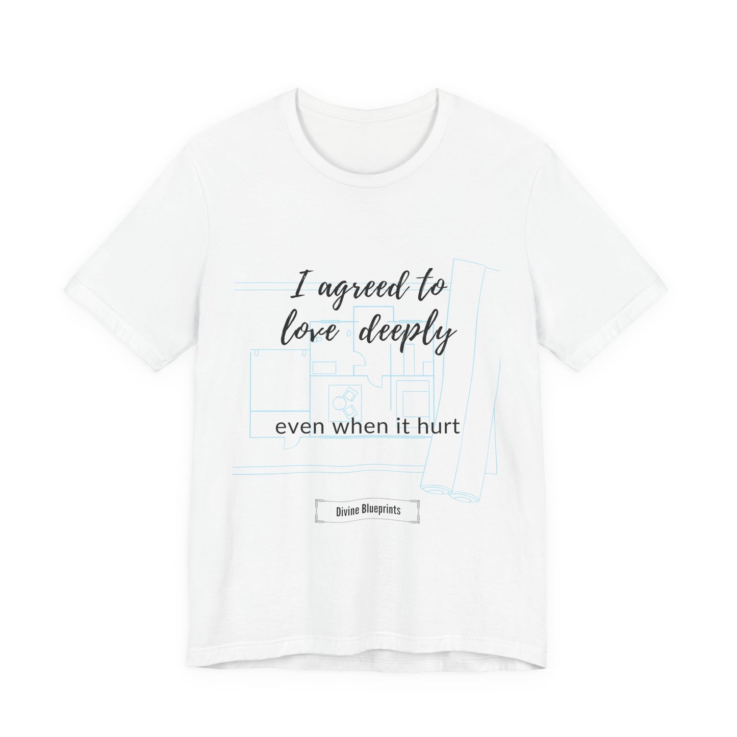 Divine Blueprint Soul Growth Shirt –I agreed to love deeply even when it hurt.