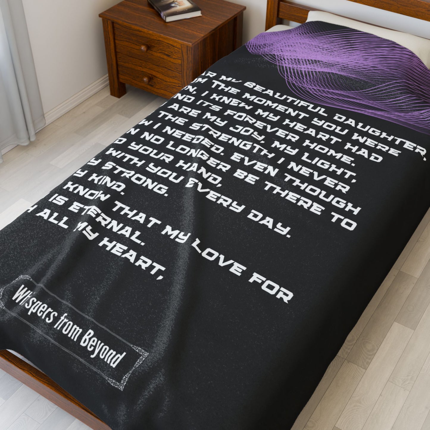Daughter Blanket- With Love, Your Dad