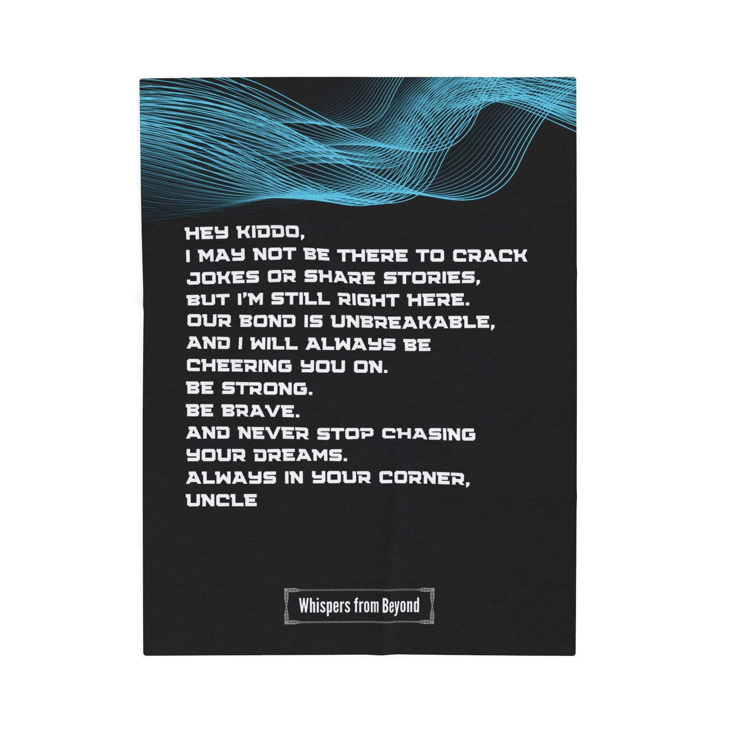 Niece/Nephew Blanket- With Love, Your Uncle