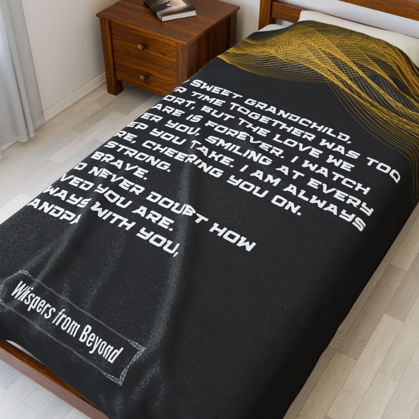 Grandchild Blanket- With Love, Your Grandpa