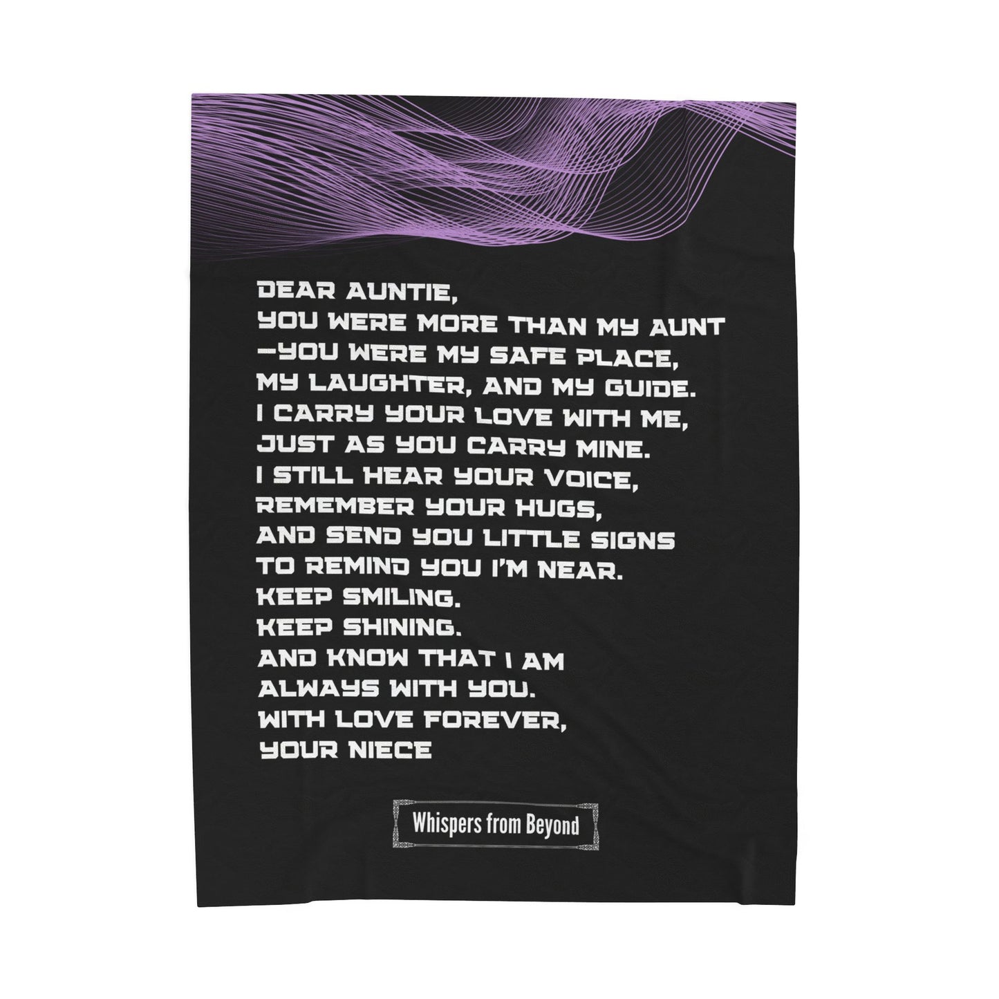 Auntie Blanket- With Love, Your Niece