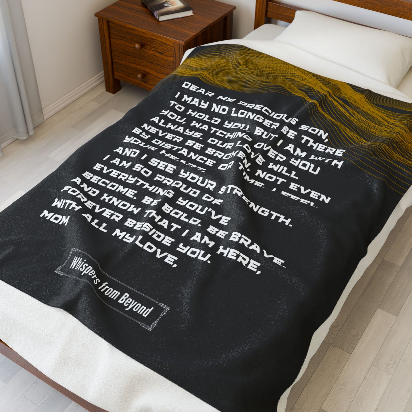 Son Blanket- With Love, Your Mom