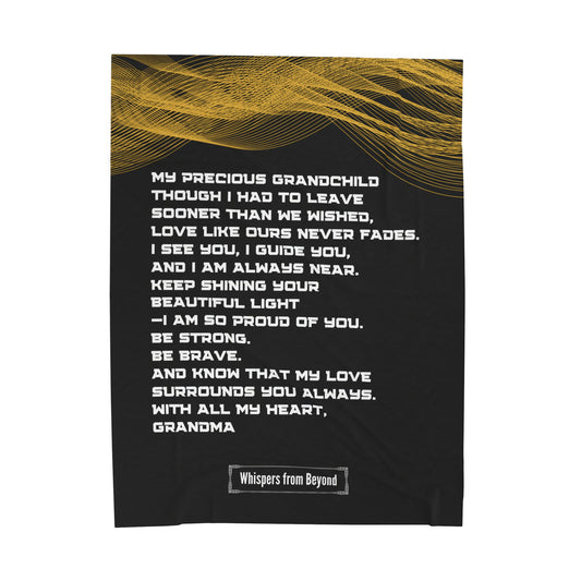 Grandchild Blanket- With Love, Your Grandma