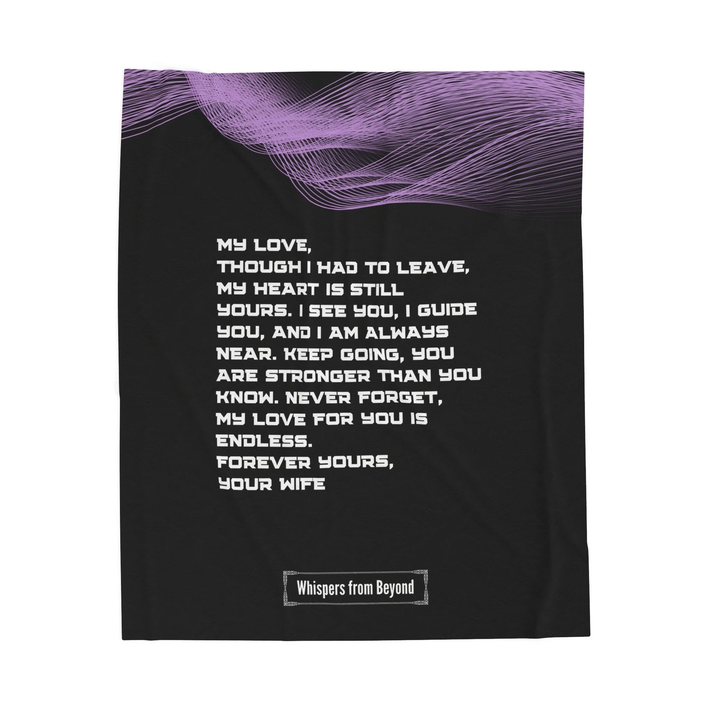 Husband Blanket- With Love, Your Wife